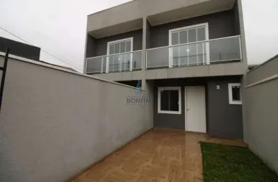 Casa com 2 quartos à venda na rua major júlio ribeiro de campos, sítio cercado, curitiba, 82 m2 por r$ 420.000