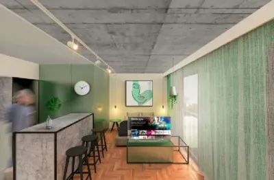 Kitnet / stúdio à venda na rua santo agostinho, cajuru, curitiba, 23 m2 por r$ 197.768