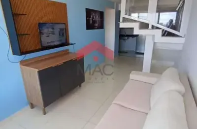Cobertura duplex para locação em salvador, piatã, 2 dormitórios, 1 suíte, 2 banheiros, 2 vagas