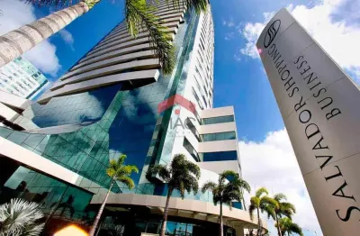 Sala comercial para venda em salvador, caminho das árvores, 1 banheiro, 1 vaga