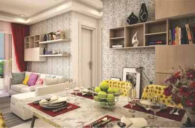 Lançamento apartamento padrão - guilhermina - praia grande