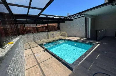 Cobertura duplex porteira fechada- guilhermina - praia grande