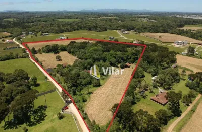 Terreno à venda, 70976 m² por r$ 2.250.000,00 - chácara águas claras - piraquara/pr