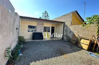 Casa com 2 dormitórios à venda, 82 m² por r$ 220.000,00 - vila rosa - piraquara/pr