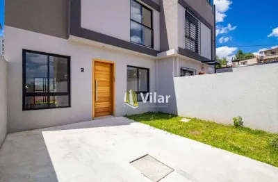 Sobrado com 3 dormitórios à venda, 102 m² por r$ 699.000,00 - lindóia - curitiba/pr