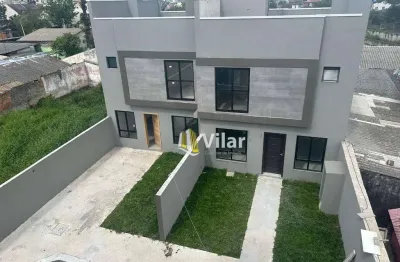 Sobrado com 3 dormitórios à venda, 100 m² por r$ 589.000 - lindóia - curitiba/pr