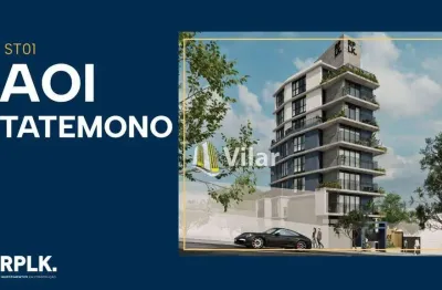 Studio com 1 dormitório à venda, 20 m² por r$ 245.000 - água verde - curitiba/pr