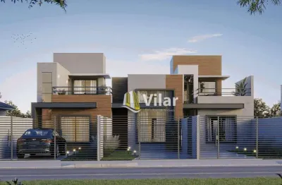 Sobrado com 3 dormitórios à venda, 80 m² por r$ 739.000 - barreirinha - curitiba/pr