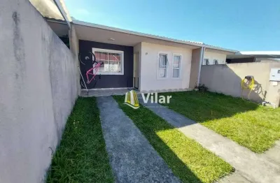 Casa com 2 dormitórios à venda, 61 m² por r$ 280.000 - planta são tiago - piraquara/pr