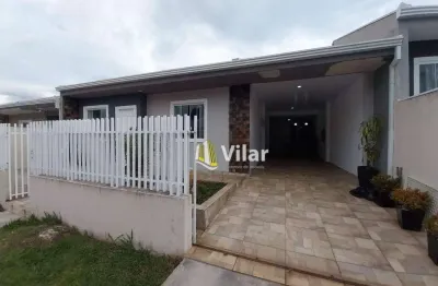 Casa com 3 dormitórios à venda, 54 m² por r$ 380.000 - planta são tiago - piraquara/pr