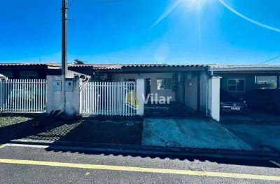 Casa com 2 dormitórios à venda, 80 m² por r$ 350.000 - planta chaune - piraquara/pr