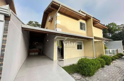 Sobrado com 2 dormitórios à venda, 67 m² por r$ 340.000 - planta são tiago - piraquara/pr