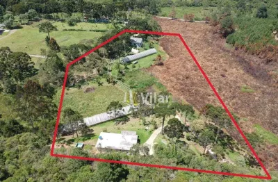 Chácara com 4 dormitórios à venda, 20249 m² por r$ 1.690.000 - colônia santa maria - piraquara/pr