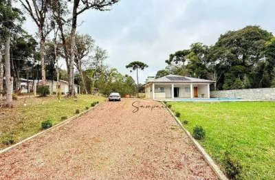 Chácara com 3 dormitórios à venda, 2000 m² por r$ 480.000 - estrada joão baptista setim, s/n chácara 2, condominio sol nascente- tijucas do sul/pr