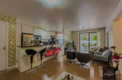 Apartamento semimobiliado com 2 dormitórios sendo uma suíte, prédio com elevador no villagio