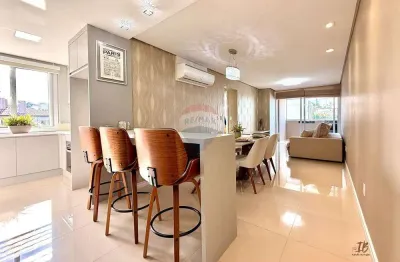 Lindíssimo apartamento 02 quartos  finamente mobiliado no bairro panazzolo - 02 quadras do ordovas