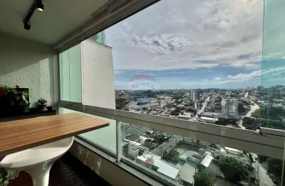 Apartamento semi mobliado, 02 quartos andar alto - Panazzolo