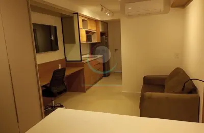 Studio para locação no bairro da vila cordeiro, semi mobiliado,são paulo, sp