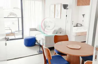 Apartamento para locação no bairro de  pinheiros, totalmente mobiliado, são paulo, sp
