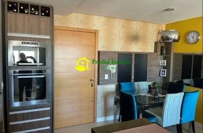 Apartamento para venda - 65m², 2 dormitórios, sendo 1 suites, 1 vaga - centro hi