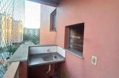 Apartamento de  1  quarto com garagem e churrasqueira na cidade baixa!