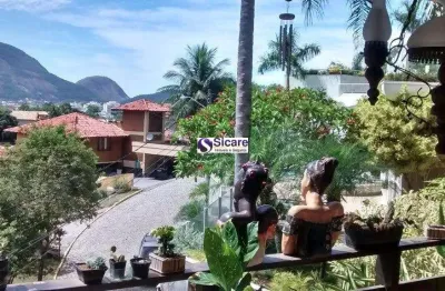 Casa em condomínio fechado com 5 quartos à venda na rua jornalista carlos vilhena, 255, itaipu, niterói por r$ 1.300.000
