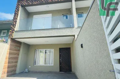So043 - sobrado alto padrão mobiliado apenas 40 metros da praia - financie