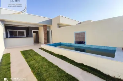 Casa 03 dormitórios com piscina e churrasqueira 400mts da praia em itanhaém!!