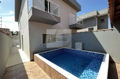 Sobrado lado praia com piscina e churrasqueira para venda em itanhaém!