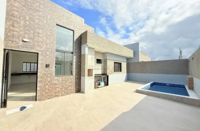 Ultima unidade disponivel!! casa com 03 dormitórios e piscina 500mts do mar em itanhaém!!