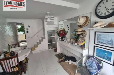 Apartamento com 2 dormitórios à venda, 70 m² por r$ 500.000,00 - tombo frente mar - guarujá/sp