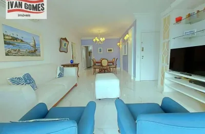 Apartamento com 4 dormitórios à venda, 134 m² por r$ 900.000,00 - pitangueiras - guarujá/sp