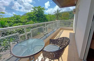 Apartamento com 1 dormitório para alugar, 54 m² por r$ 3.300/mês - tombo - guarujá/sp