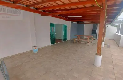 Cobertura com 2 dormitórios para alugar, 180 m² por r$ 4.000,00/mês - tombo - guarujá/sp