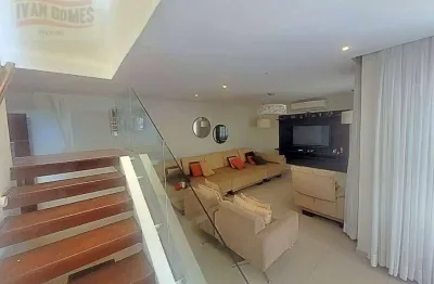 Cobertura com 4 dormitórios à venda, 240 m² por r$ 1.000.000 - tombo - guarujá/sp