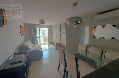 Apartamento com 3 dormitórios para alugar, 96 m² por R$ 6.000/mês - Asturias - Guarujá/SP