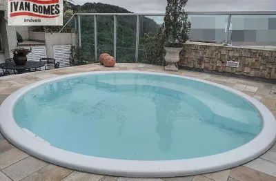 Cobertura com 3 dormitórios à venda, 175 m² por r$ 850.000,00 - astúrias - guarujá/sp