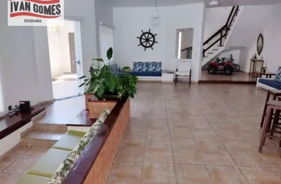 Sobrado com 5 dormitórios à venda, 520 m² por r$ 2.900.000,00 - guaiuba - guarujá/sp