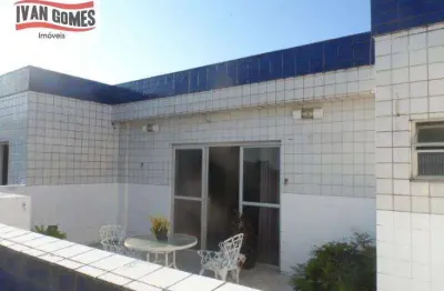 Cobertura com 2 dormitórios à venda, 120 m² por r$ 620.000,00 - tombo - guarujá/sp