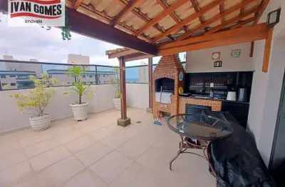 Cobertura com 2 dormitórios à venda, 180 m² por r$ 580.000,00 - enseada - guarujá/sp