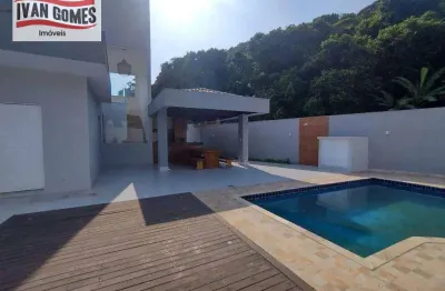 Sobrado com 3 dormitórios à venda, 135 m² por r$ 1.200.000,00 - tombo - guarujá/sp