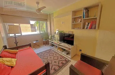 Apartamento com 1 dormitório à venda, 50 m² por r$ 280.000,00 - tombo - guarujá/sp