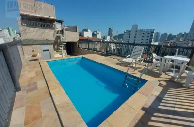 Apartamento com 1 dormitório à venda, 47 m² por r$ 340.000,00 - tombo - guarujá/sp