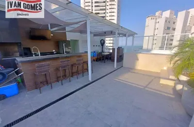 Cobertura com 4 dormitórios à venda, 230 m² por r$ 1.700.000,00 - astúrias - guarujá/sp