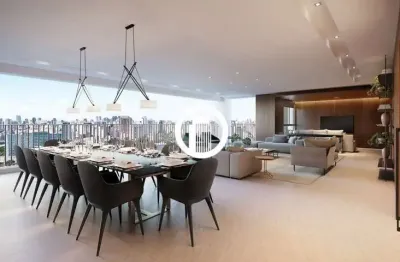 Apartamento para venda - 280m², 4 dormitórios, sendo 4 suites, 4 vagas - moema