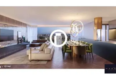 Apartamento para venda - 121m², 3 dormitórios, sendo 3 suites, 2 vagas - ipiranga