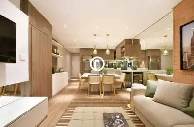 Apartamento totalmente mobiliado para venda 68m², 1 dormitório, 2 vagas -vila nova conceição