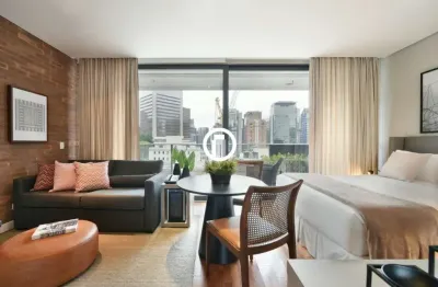 Apartamento totalmente mobiliado para venda 42m², 1 dormitório, 1 vaga - vila olímpia