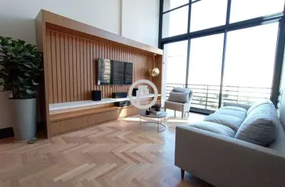 Apartamento duplex mobiliado, 110m², 1 dormitório, sendo 1 suíte, 2 vagas - cerqueira césar