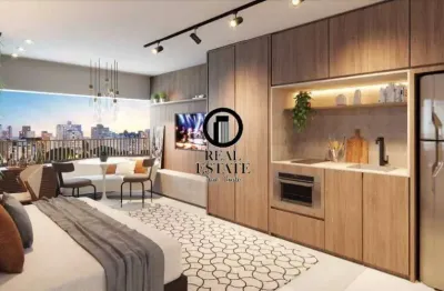 Apartamento studio para venda 27m², 1 dormitório, 1 vaga - campo belo